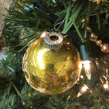 vintage gold ball ornament